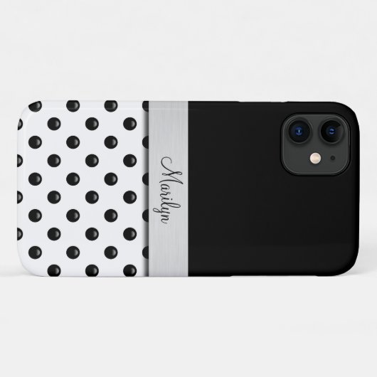 Coques Case-Mate iPhone Monogramme Design moderne (Dos (Horizontal))