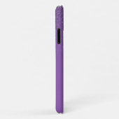 Coques Case-Mate iPhone Monogramme diagonale violet Parties scintillant vi (Dos/Droite)