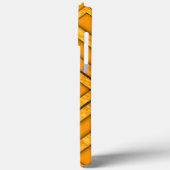 Coques Case-Mate iPhone Monogramme Diamants Orange Moderne (Verso / Gauche)