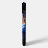 Coques Case-Mate iPhone Monogramme d'Imaginaire Visionnaire de loup mystiq (Verso / Gauche)