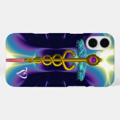 COQUES Case-Mate iPhone MONOGRAMME D'OR CADUCÉ (Verso (horizontal))
