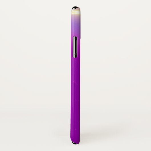 Coques Case-Mate iPhone MONOGRAMME D'OR CADUCE, Fuchsia Rose (Dos/Droite)