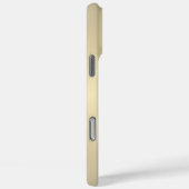 Coques Case-Mate iPhone Monogramme d'or initial et nom personnalisé (Verso / Droite)