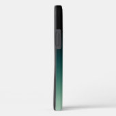 Coques Case-Mate iPhone Monogramme d'or Ombre vert (Verso / Droite)