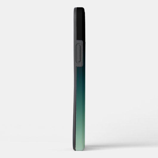 Coques Case-Mate iPhone Monogramme d'or Ombre vert (Verso / Droite)