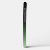 Coques Case-Mate iPhone Monogramme d'or Ombre vert (Verso / Gauche)