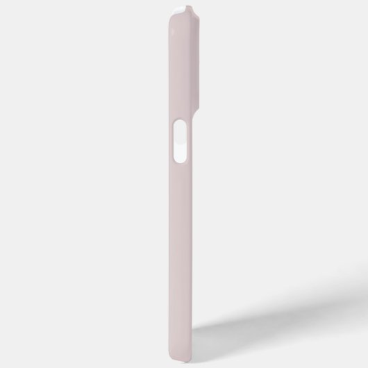 Coques Case-Mate iPhone Monogramme d'or rose pâle monochrome minimal simpl (Verso / Droite)
