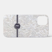 Coques Case-Mate iPhone Monogramme du bouton de machine à écrire avec Arri (Verso (horizontal))