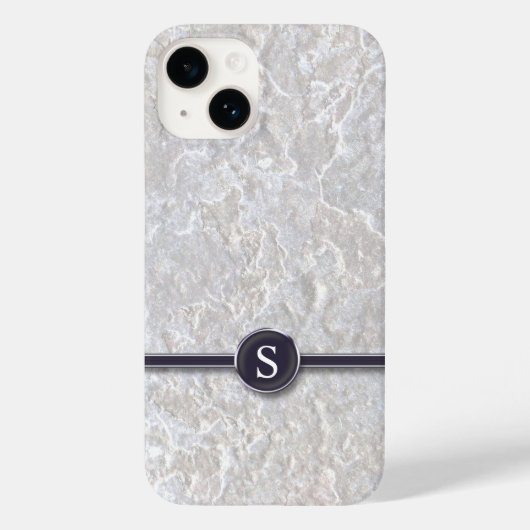 Coques Case-Mate iPhone Monogramme du bouton de machine à écrire avec Arri (Verso)