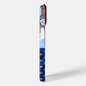 Coques Case-Mate iPhone Monogramme du drapeau américain (Verso / Droite)