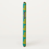 Coques Case-Mate iPhone Monogramme du fruit tropical | d'ananas (Dos/Droite)