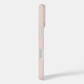 Coques Case-Mate iPhone Monogramme écriture rose poudré gris tendance (Verso / Droite)