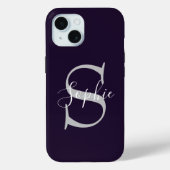 Coques Case-Mate iPhone Monogramme élégant (Verso)
