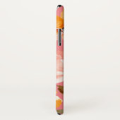Coques Case-Mate iPhone Monogramme Elegant Aquarelle rose Pomme (Dos/Droite)