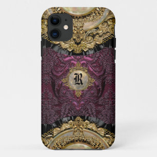Coque Case-Mate Pour iPhone Monogramme élégant de Chalchadoriz