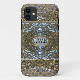 Coques Pour iPhone Monogramme élégant de Splashforze