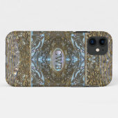 Coques Case-Mate iPhone Monogramme élégant de Splashforze (Dos (Horizontal))