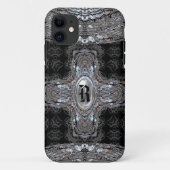 Coques Case-Mate iPhone Monogramme élégant LJP Cross (Dos)