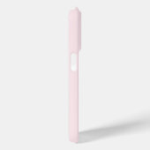 Coques Case-Mate iPhone Monogramme Elegant Minimal Blush rose et or (Verso / Droite)