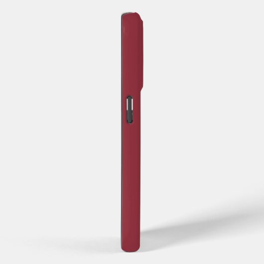 Coques Case-Mate iPhone Monogramme Élégant Minimal Classique Moderne Rouge (Verso / Droite)