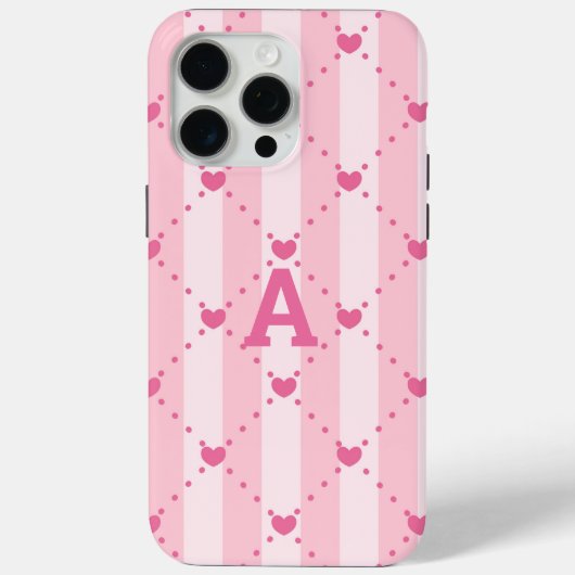 Coques Case-Mate iPhone Monogramme Élégant Personnalisé (Verso)