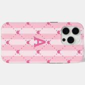 Coques Case-Mate iPhone Monogramme Élégant Personnalisé (Verso (horizontal))