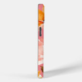 Coques Case-Mate iPhone Monogramme Élégant Rose Aquarelle (Verso / Droite)