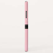 Coques Case-Mate iPhone Monogramme Elegant rose couleur solide (Dos/Droite)