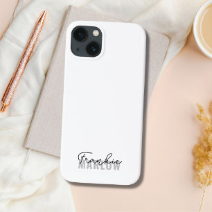 Case-Mate iPhone Case Monogramme élégant Script moderne minimaliste Ca b