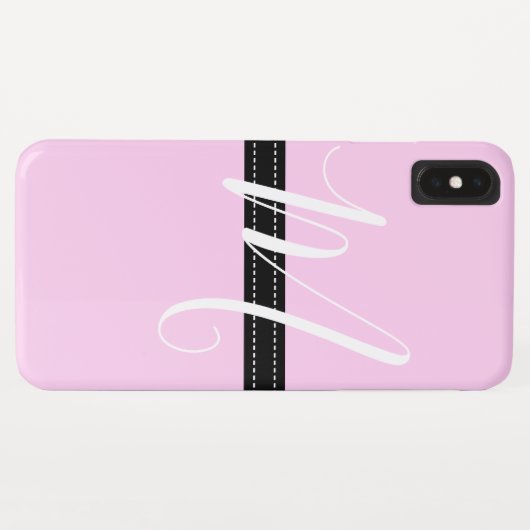 Coques Case-Mate iPhone Monogramme Elegant Shampoo couleur solide (Dos (Horizontal))