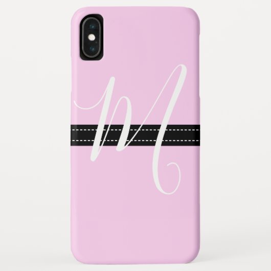 Coques Case-Mate iPhone Monogramme Elegant Shampoo couleur solide (Dos)