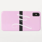 Coques Case-Mate iPhone Monogramme Elegant Shampoo couleur solide (Dos (Horizontal))