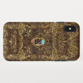 Coques Case-Mate iPhone Monogramme élégant Soubrette (Dos (Horizontal))