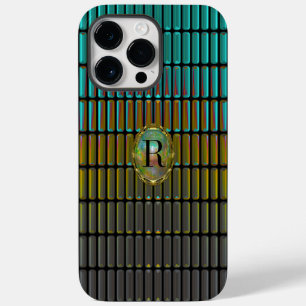 Coque Pour Pour iPhone 14 Pro Max Monogramme élégant Varshue