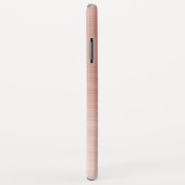 Coques Case-Mate iPhone Monogramme en acier inoxydable rose Rose Rose Rose (Dos/Droite)