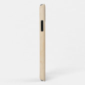 Coques Case-Mate iPhone Monogramme en bois Nom personnalisé (Dos/Droite)