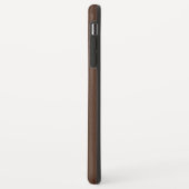 Coques Case-Mate iPhone monogramme en cuir Brown (Dos/Gauche)