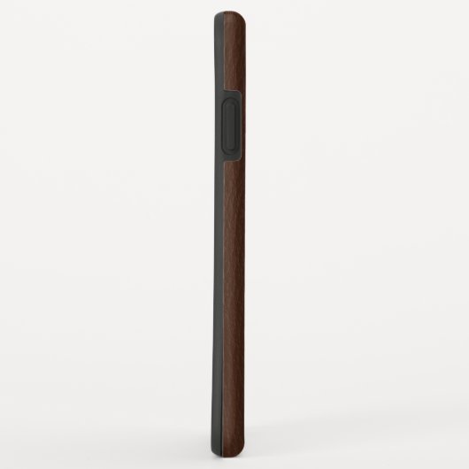 Coques Case-Mate iPhone monogramme en cuir Brown (Dos/Droite)