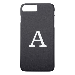 Coque iPhone 8 Plus/7 Plus Monogramme en cuir Faux