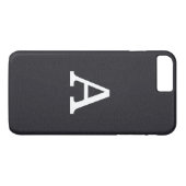 Coques Case-Mate iPhone Monogramme en cuir Faux (Dos (Horizontal))