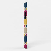 Coques Case-Mate iPhone Monogramme en lattice marocain Fuchsia Navy (Dos/Droite)