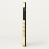 Coques Case-Mate iPhone monogramme en marbre (Dos/Gauche)