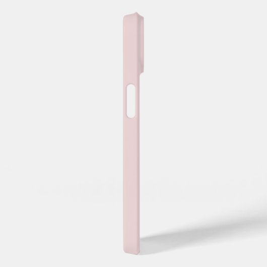Coques Case-Mate iPhone Monogramme en or rose simple et chic (Verso / Droite)