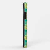 Coques Case-Mate iPhone Monogramme en pastel des ananas | (Dos/Droite)
