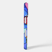 Coques Case-Mate iPhone Monogramme en verre de fruits de cerisier (Verso / Droite)