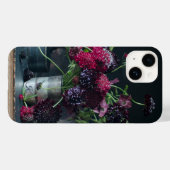 Coques Case-Mate iPhone Monogramme Encore Vie Fleur avec livre (Verso (horizontal))