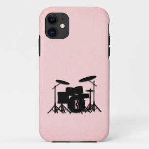 Case-Mate iPhone Case Monogramme Ensemble de musique Design rose