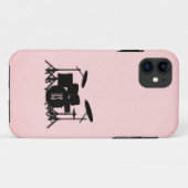 Coques Case-Mate iPhone Monogramme Ensemble de musique Design rose (Dos (Horizontal))