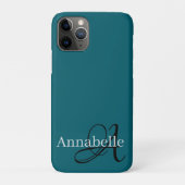 Coques Case-Mate iPhone Monogramme et nom (Dos)