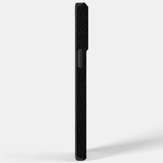 Coques Case-Mate iPhone Monogramme et nom en or noir personnalisé (Verso / Droite)